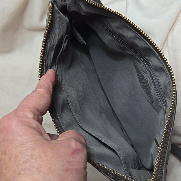 Fossil Crossbody Purse, Gray - Picture 9 of 12